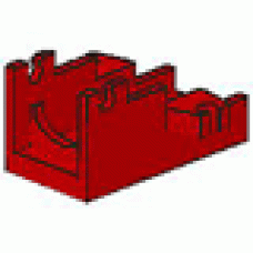 Part 2527 Red Minifig, Weapon Cannon Base 